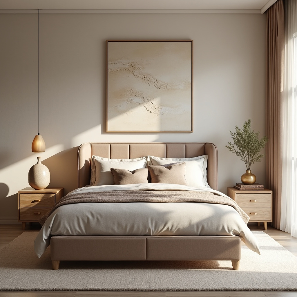 cozy beige bedroom 11