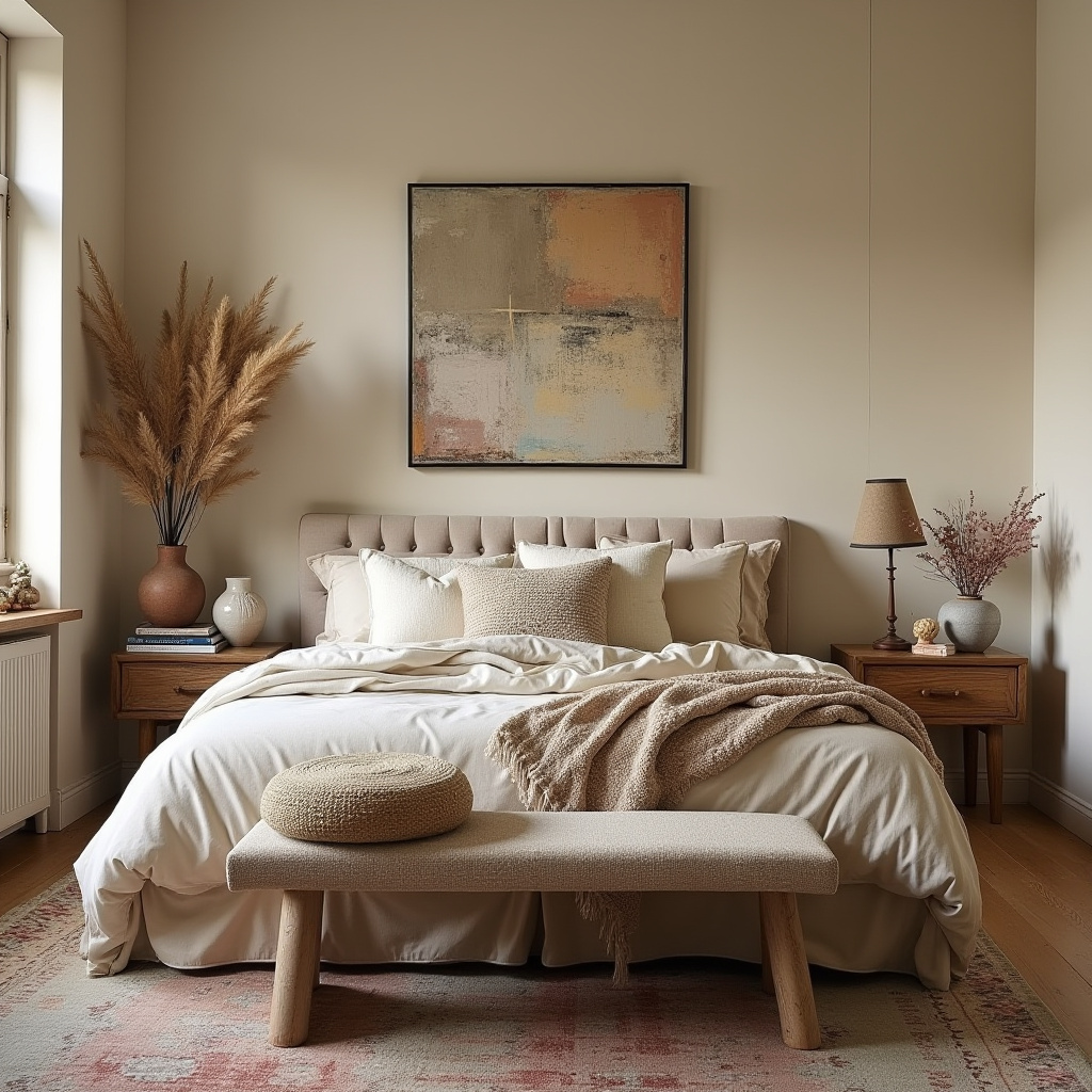 cozy beige bedroom 36