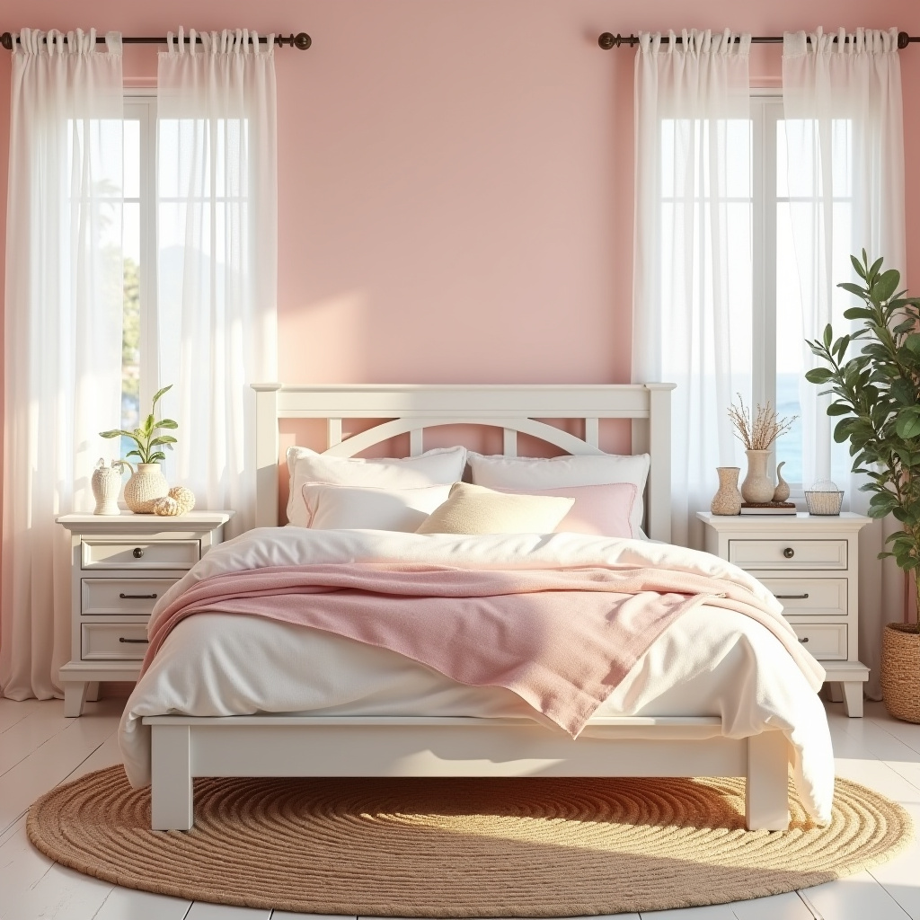 cozy pink bedroom 15
