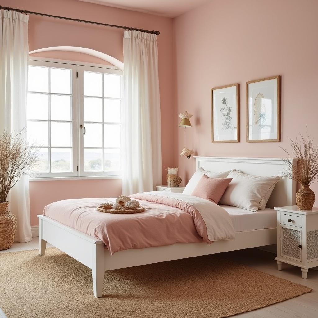 cozy pink bedroom 16