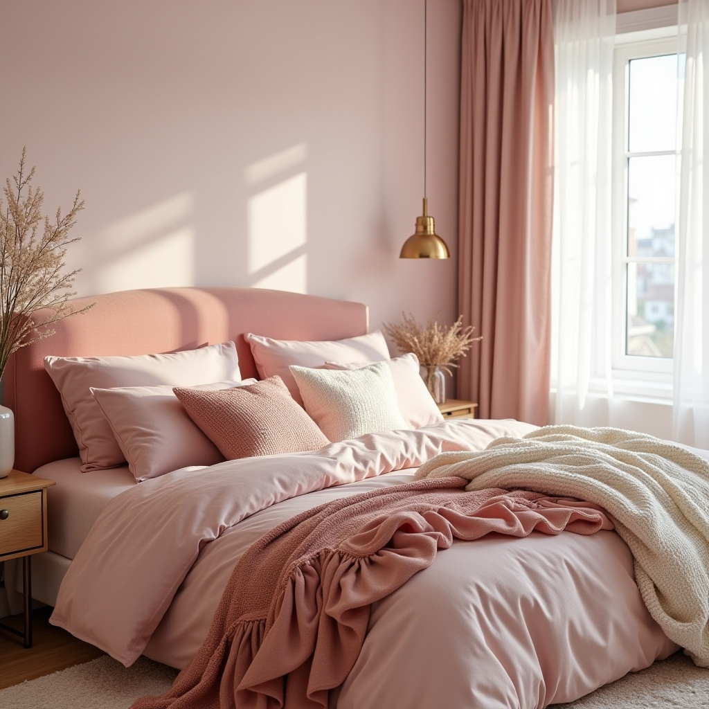 cozy pink bedroom 2