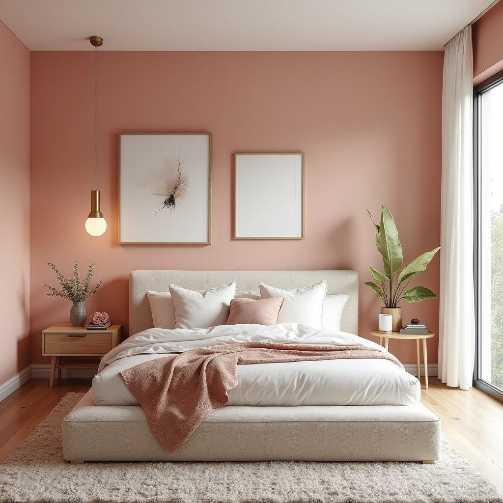 cozy pink bedroom 22