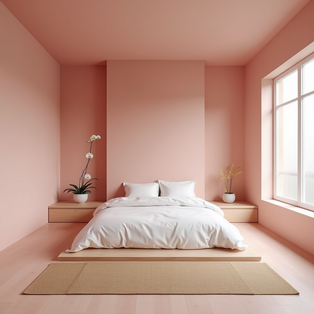 cozy pink bedroom 23