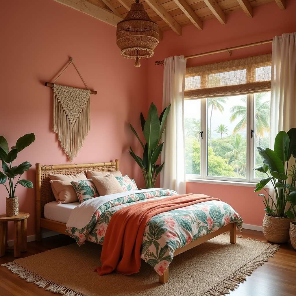 cozy pink bedroom 29