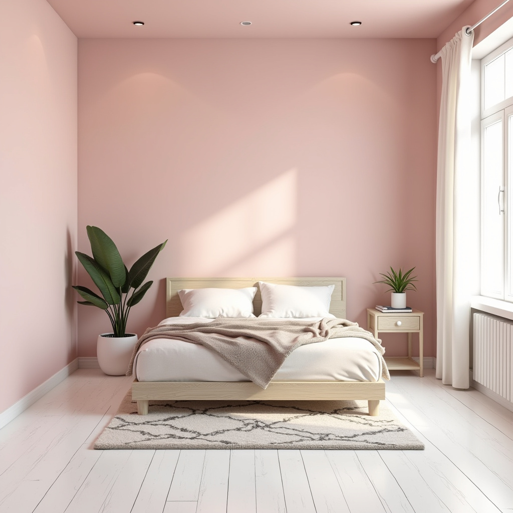cozy pink bedroom 31