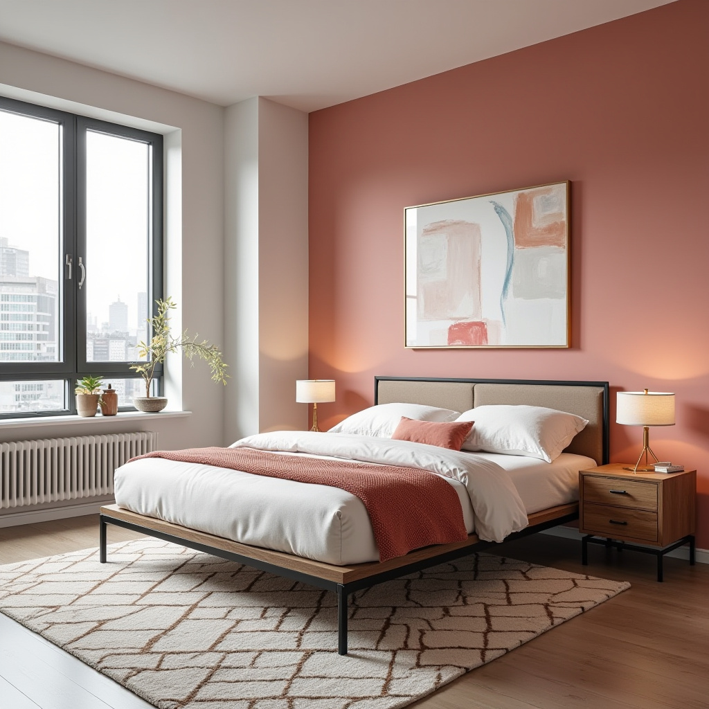 cozy pink bedroom 34