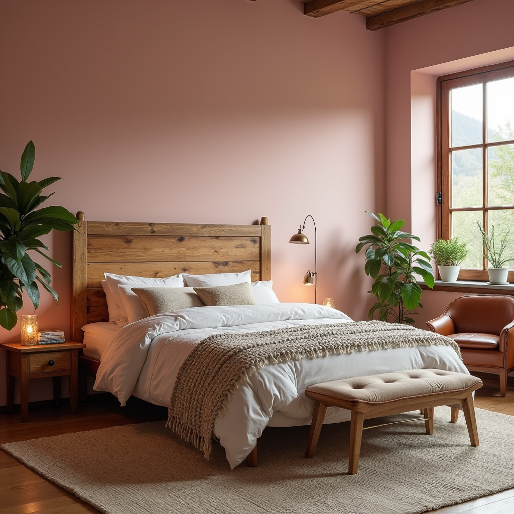 cozy pink bedroom 35