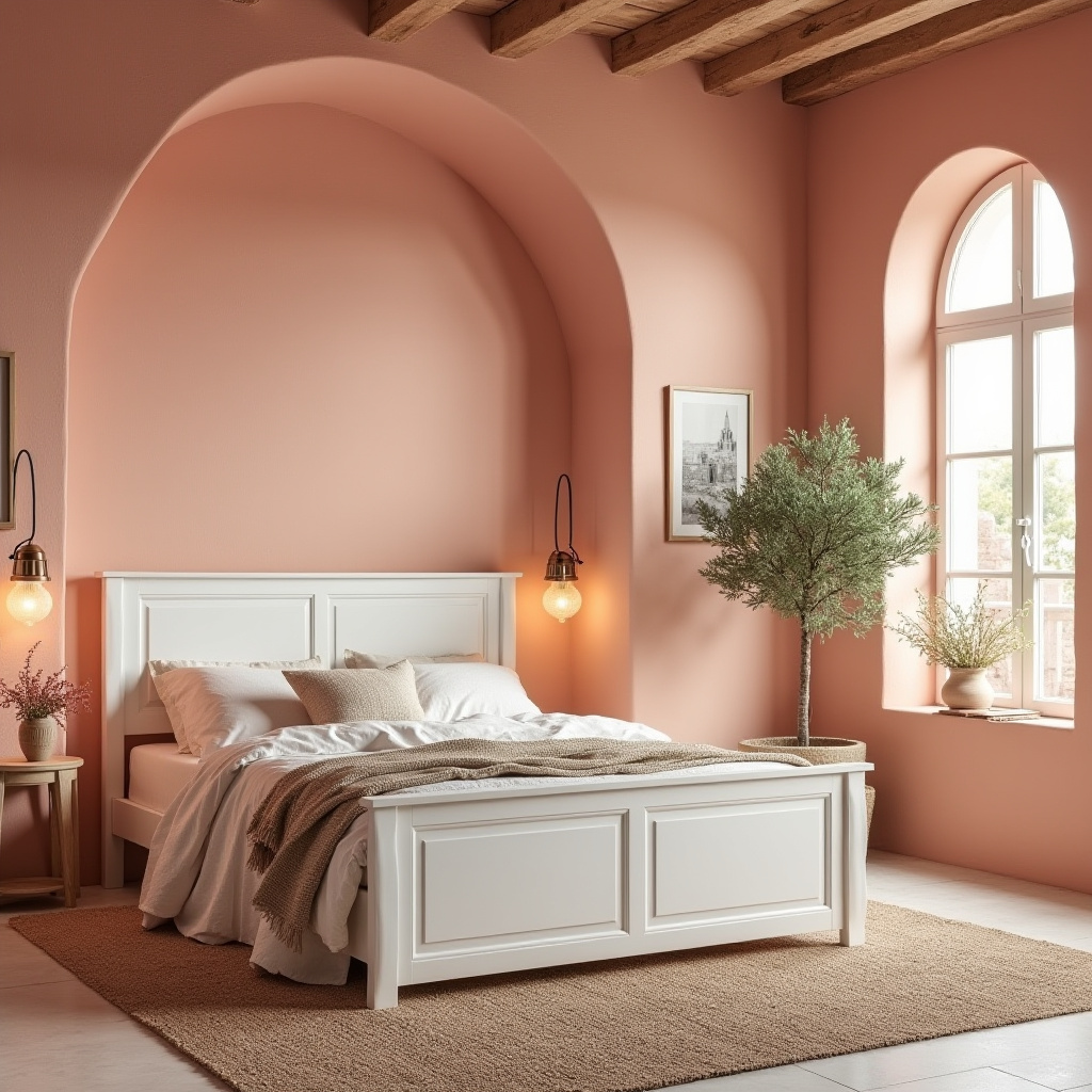 cozy pink bedroom 37