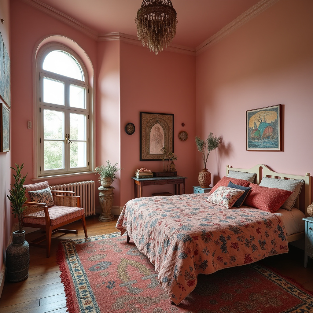 cozy pink bedroom 39