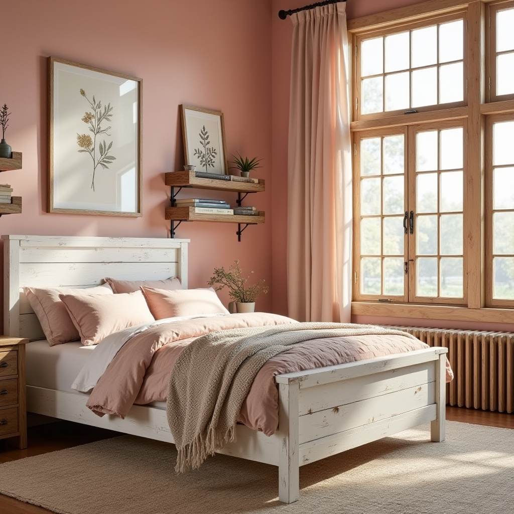 cozy pink bedroom 7