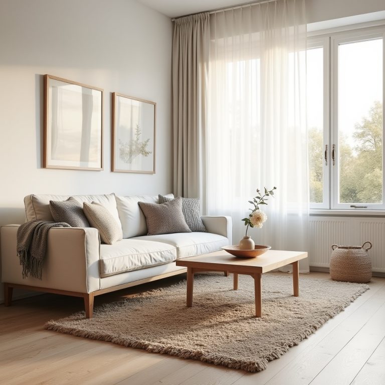 cozy scandinavian living room 1