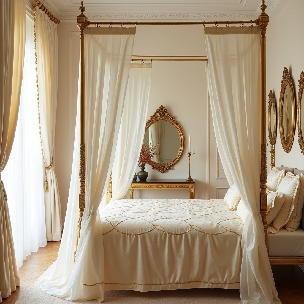 cream and gold bedroom ideas 10