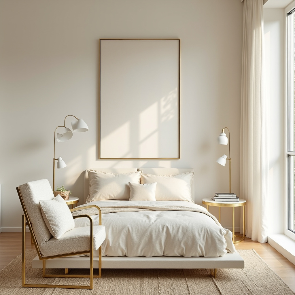 cream and gold bedroom ideas 19