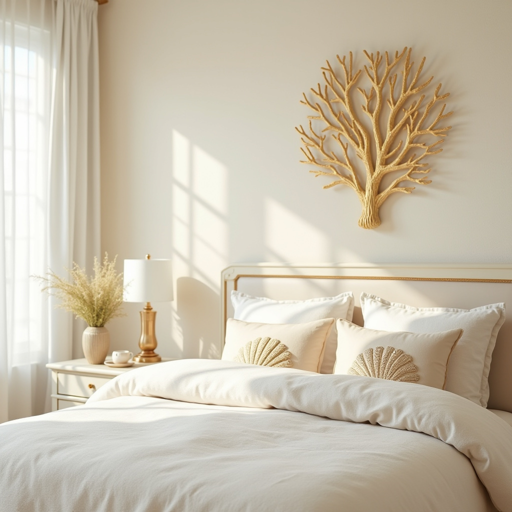 cream and gold bedroom ideas 21