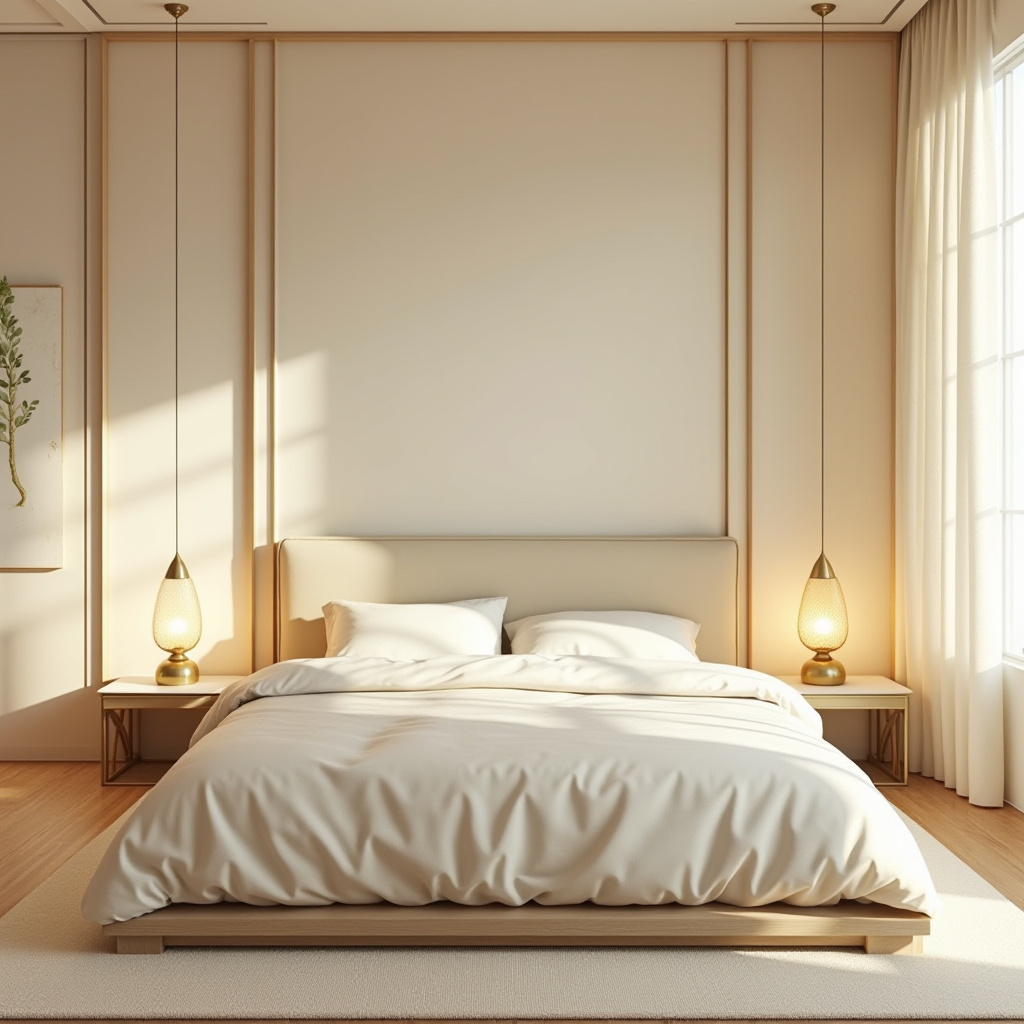 cream and gold bedroom ideas 30