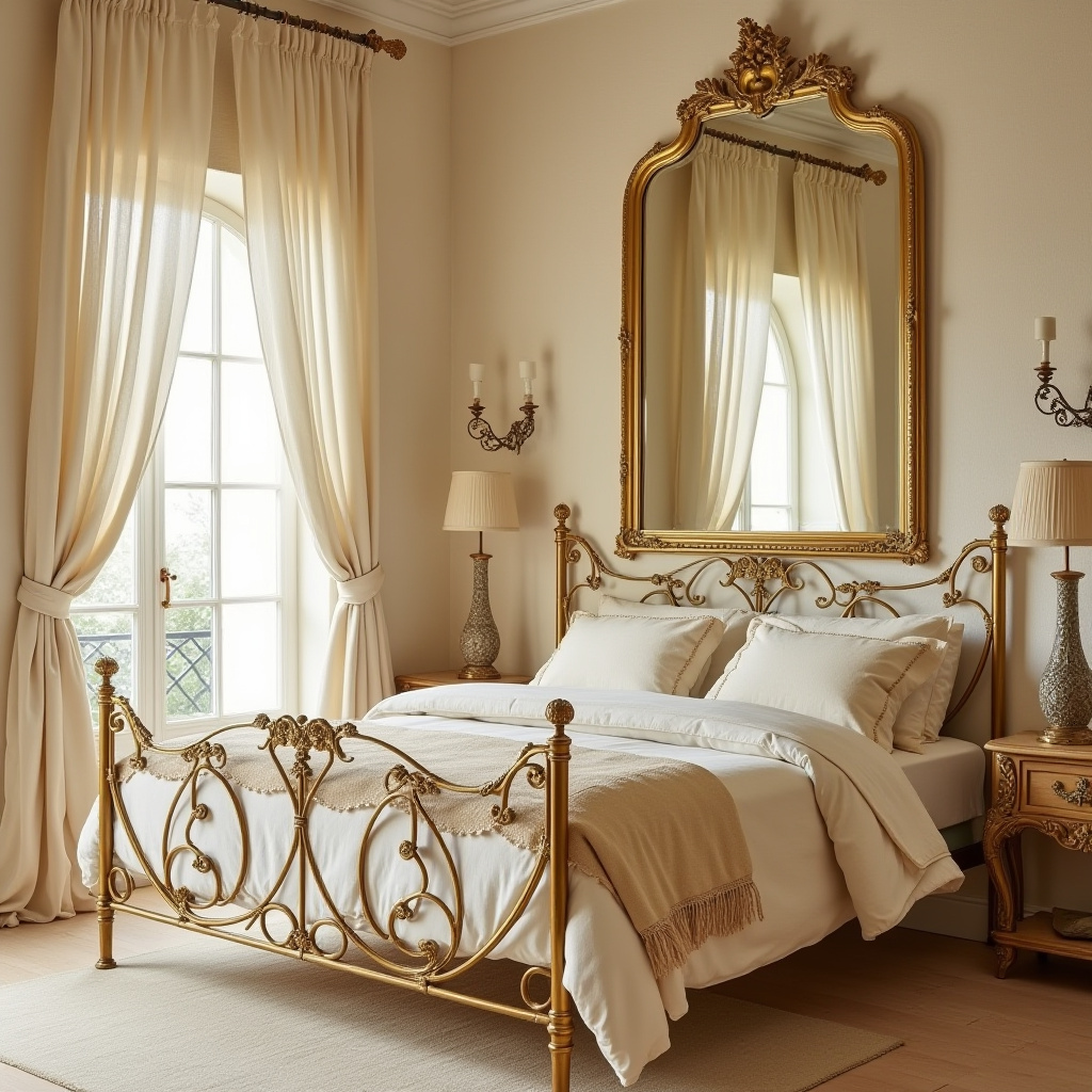 cream and gold bedroom ideas 32