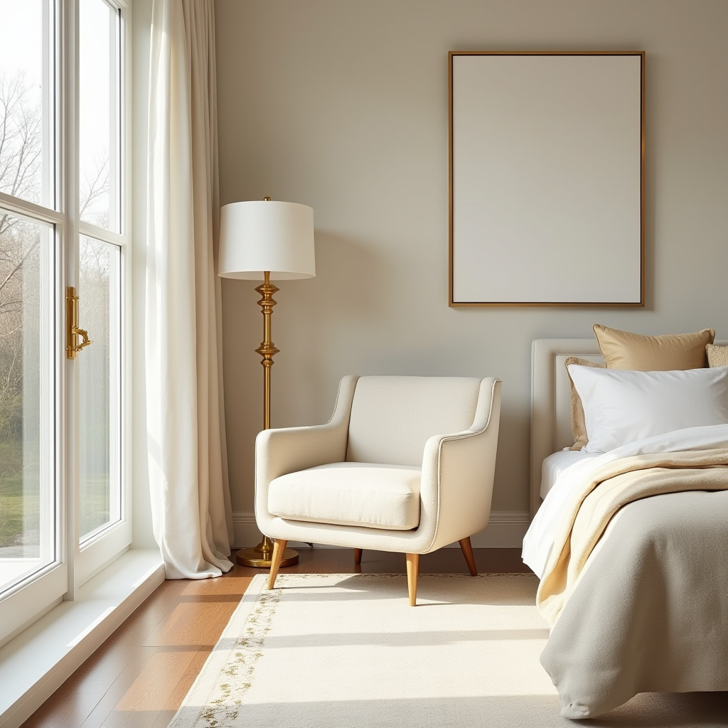 cream and gold bedroom ideas 7