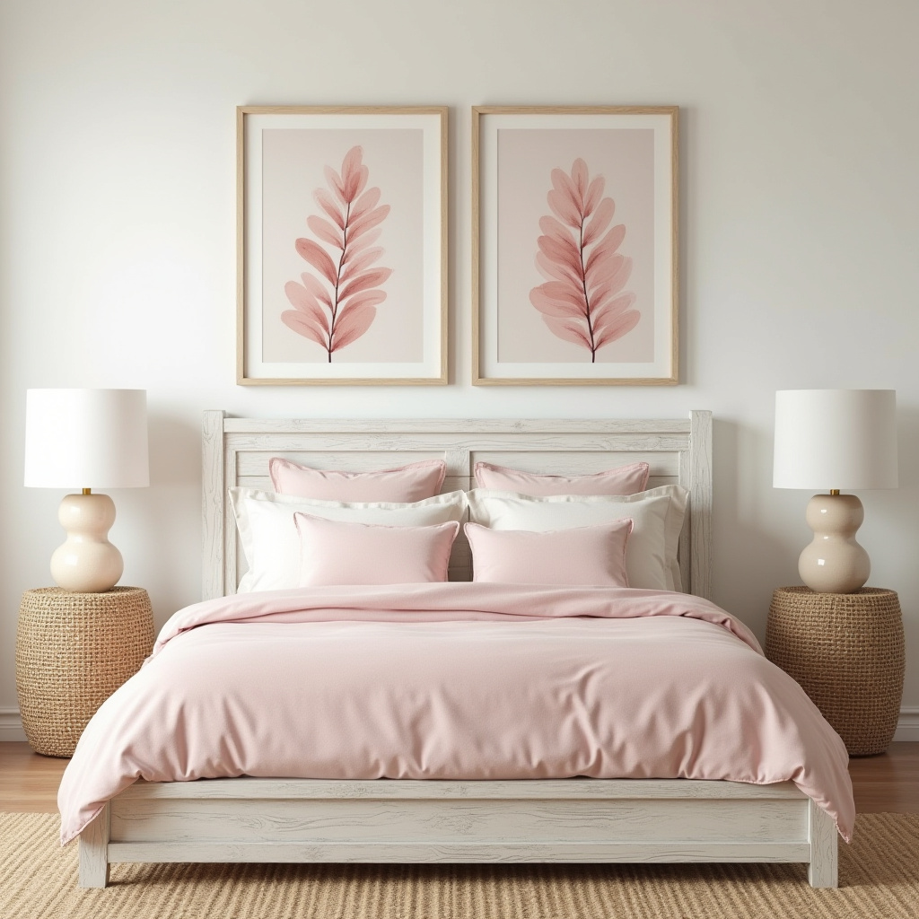 cream and pink bedroom 15