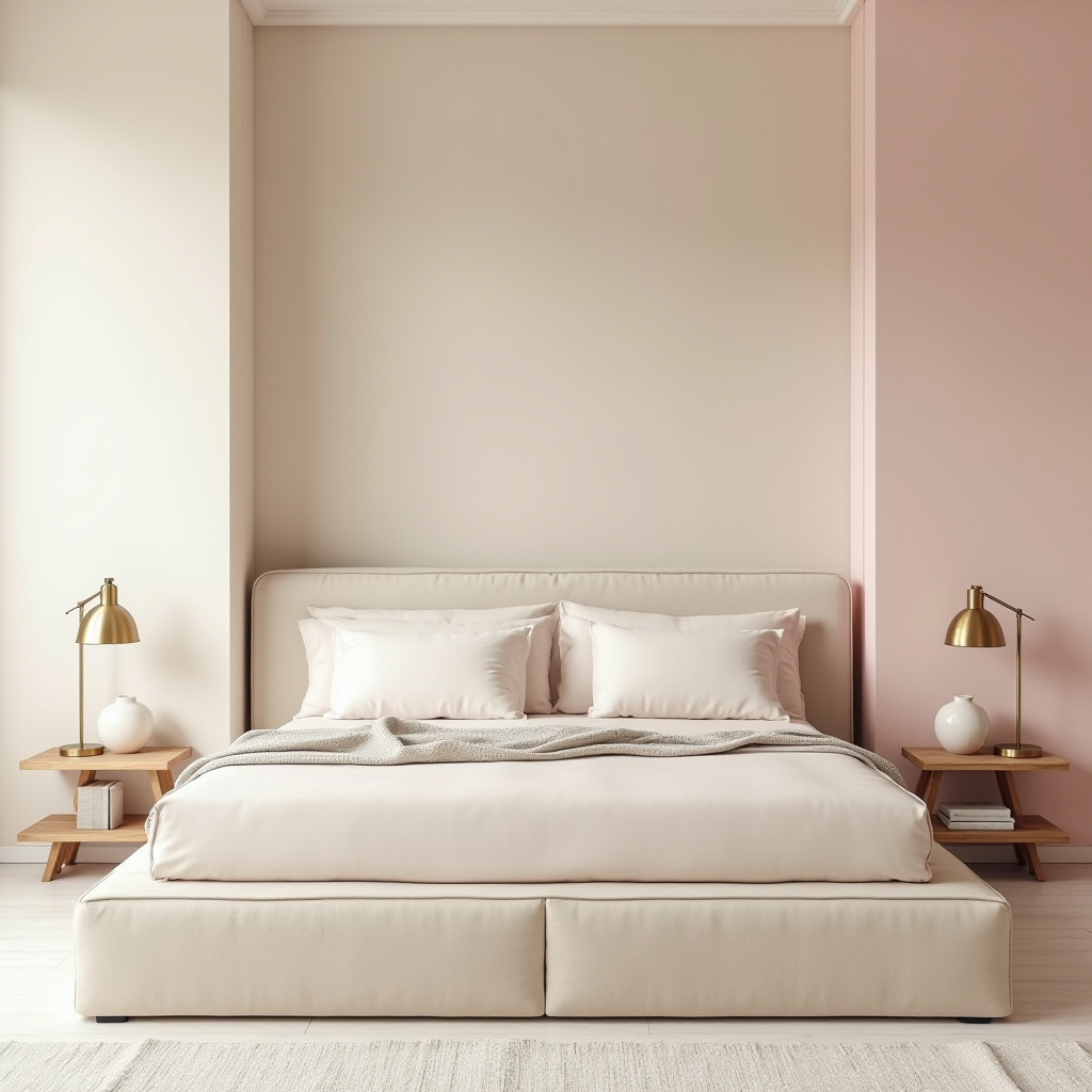 cream and pink bedroom 21