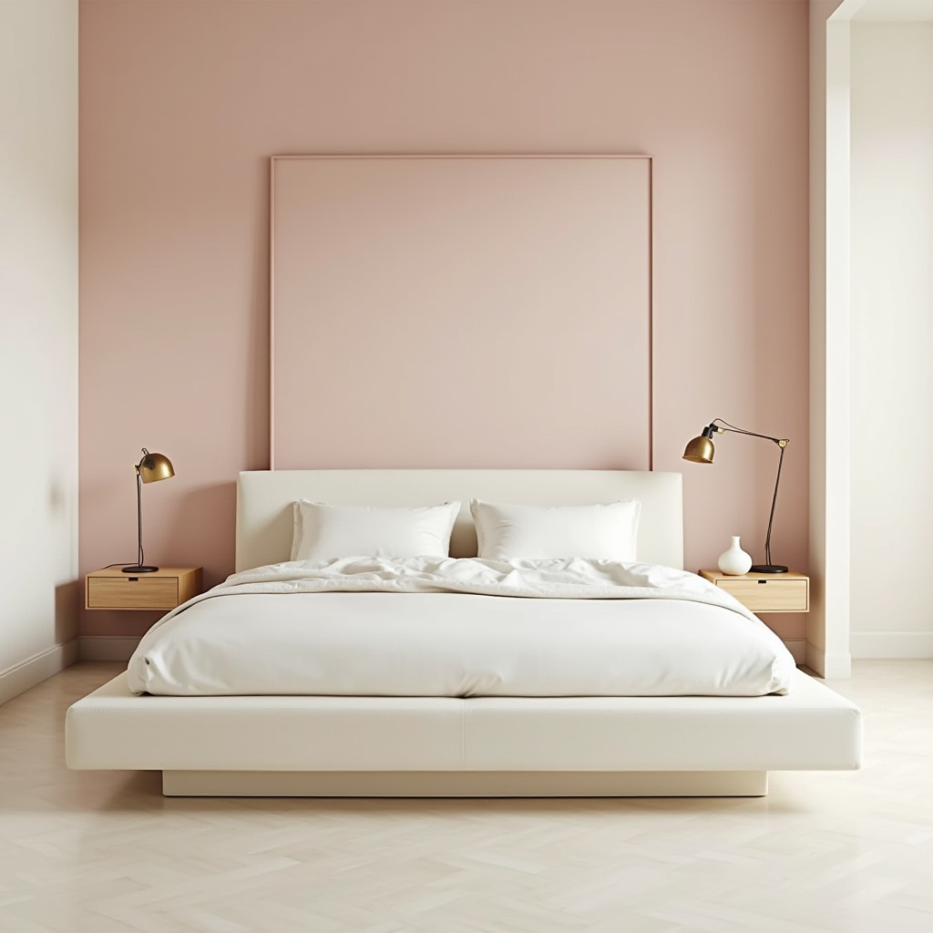 cream and pink bedroom 22