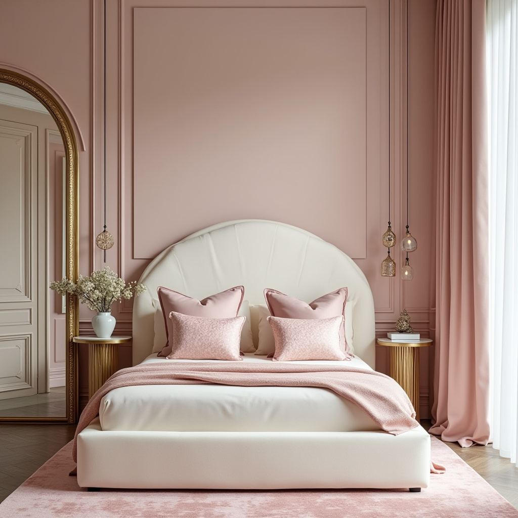 cream and pink bedroom 24