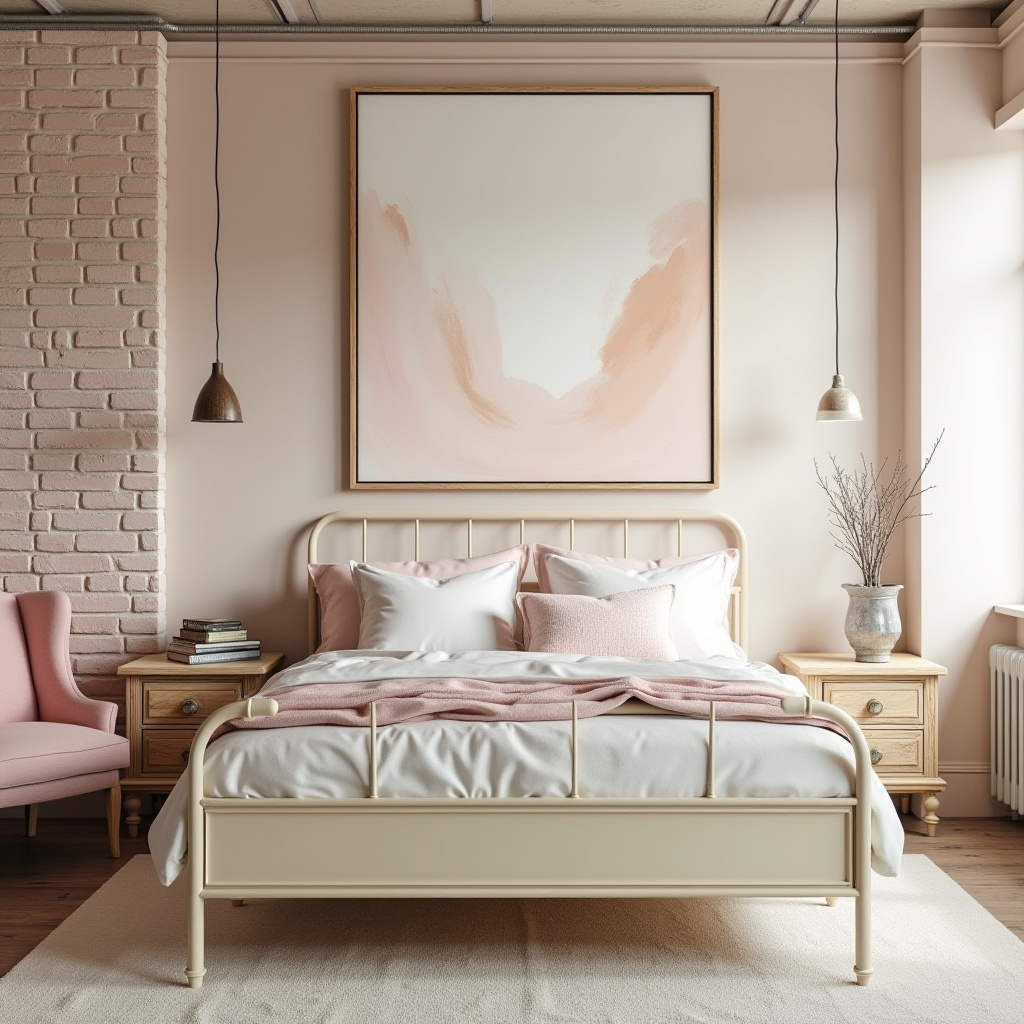 cream and pink bedroom 29