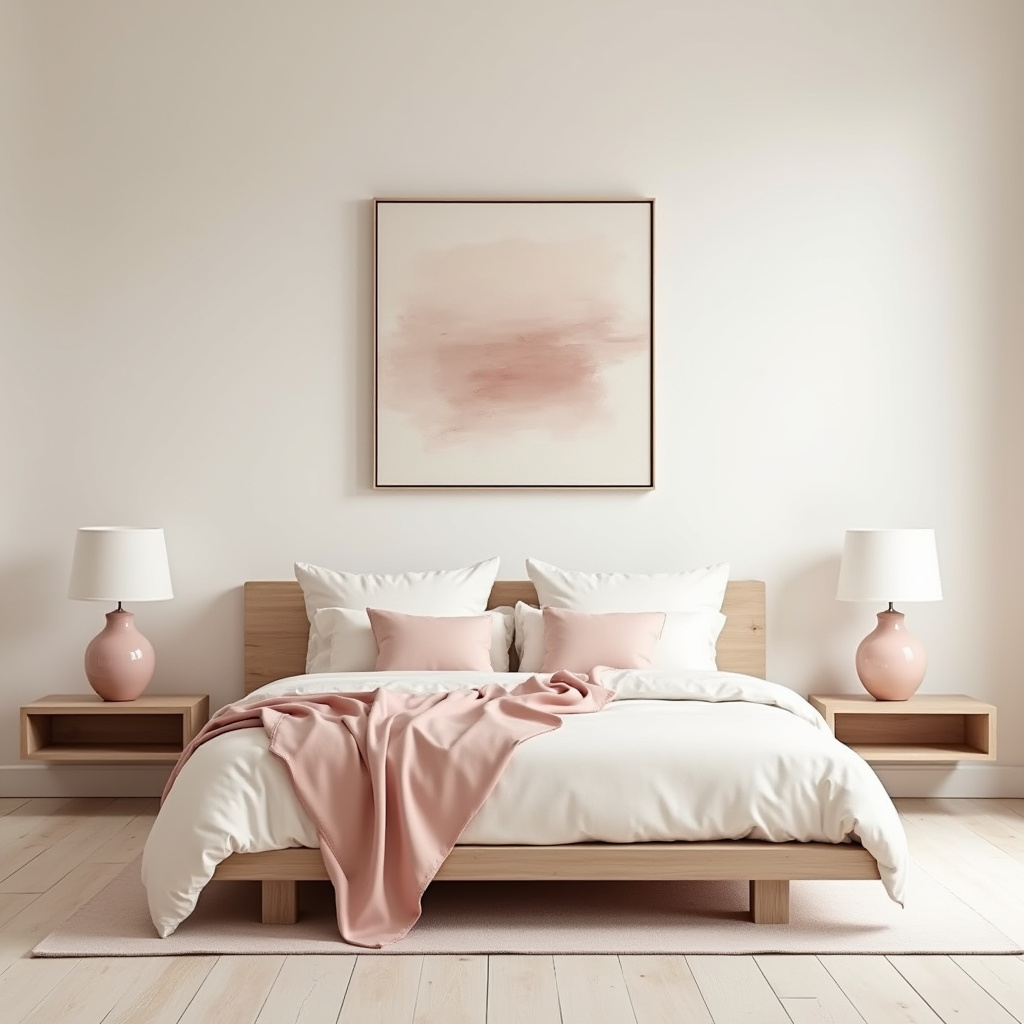 cream and pink bedroom 3