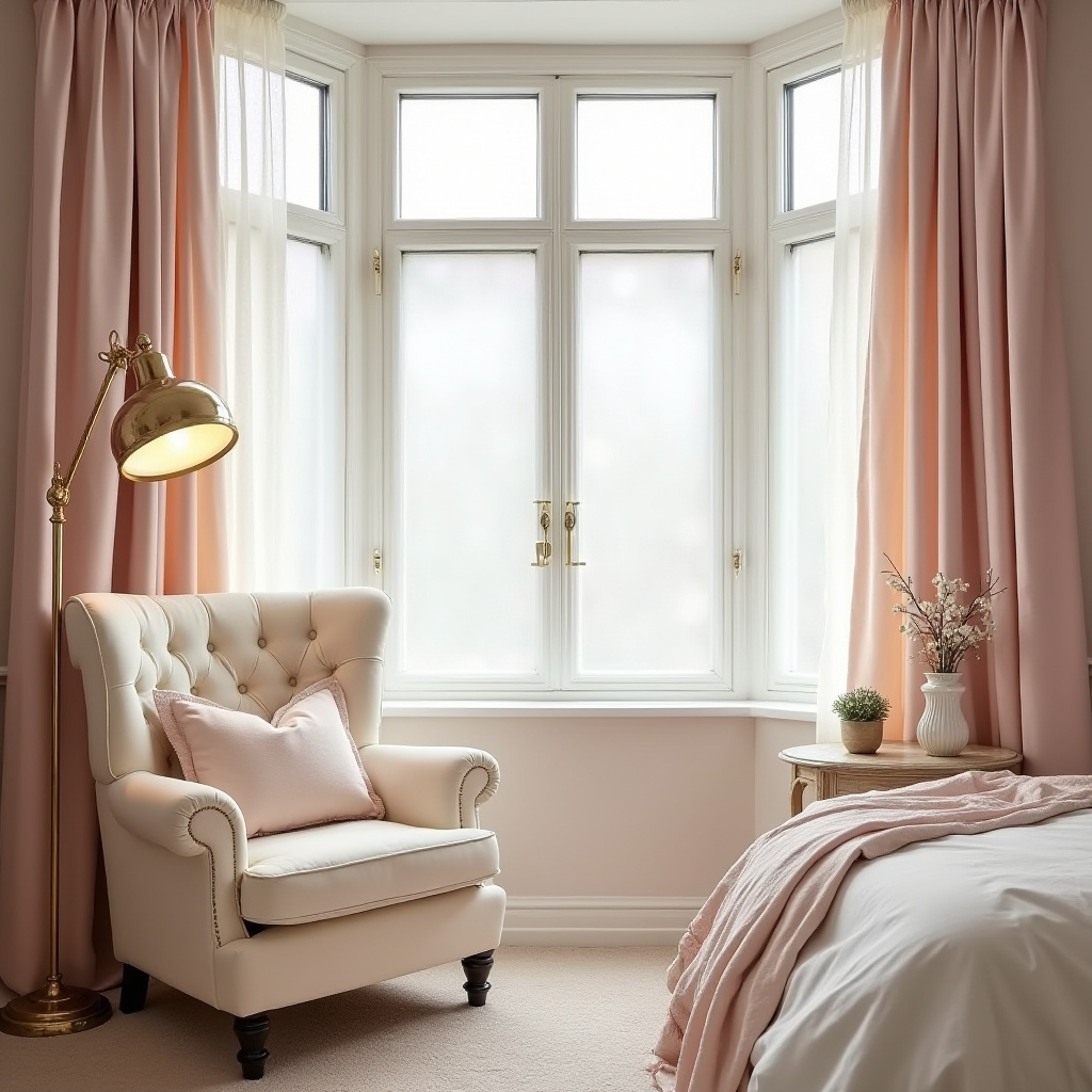 cream and pink bedroom 7