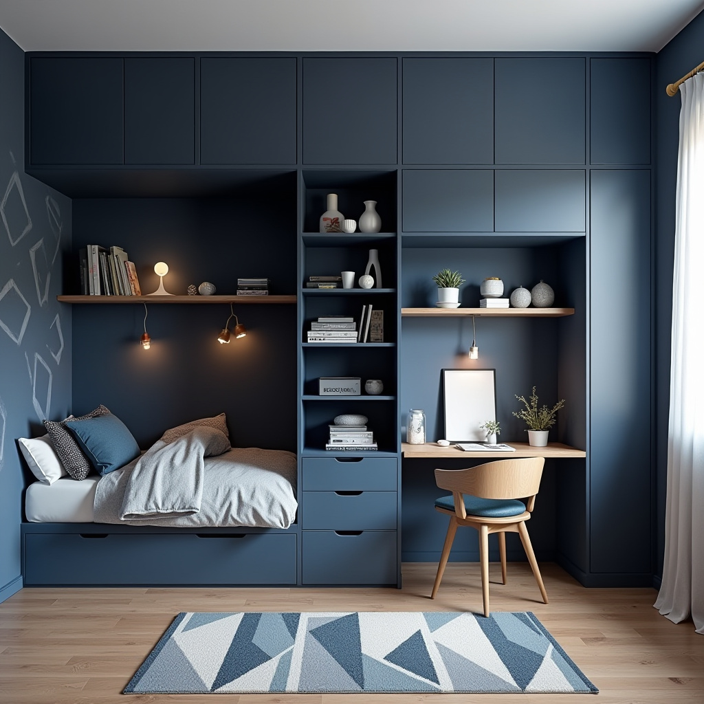 dark blue bedrooms 10