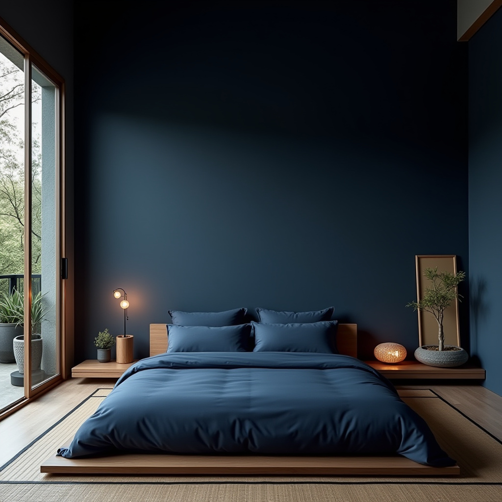 dark blue bedrooms 13