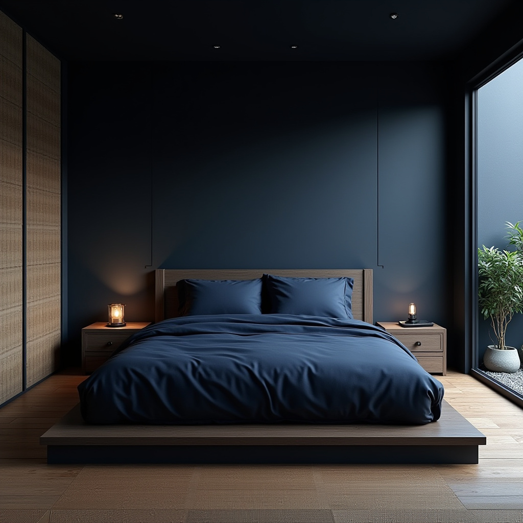 dark blue bedrooms 14