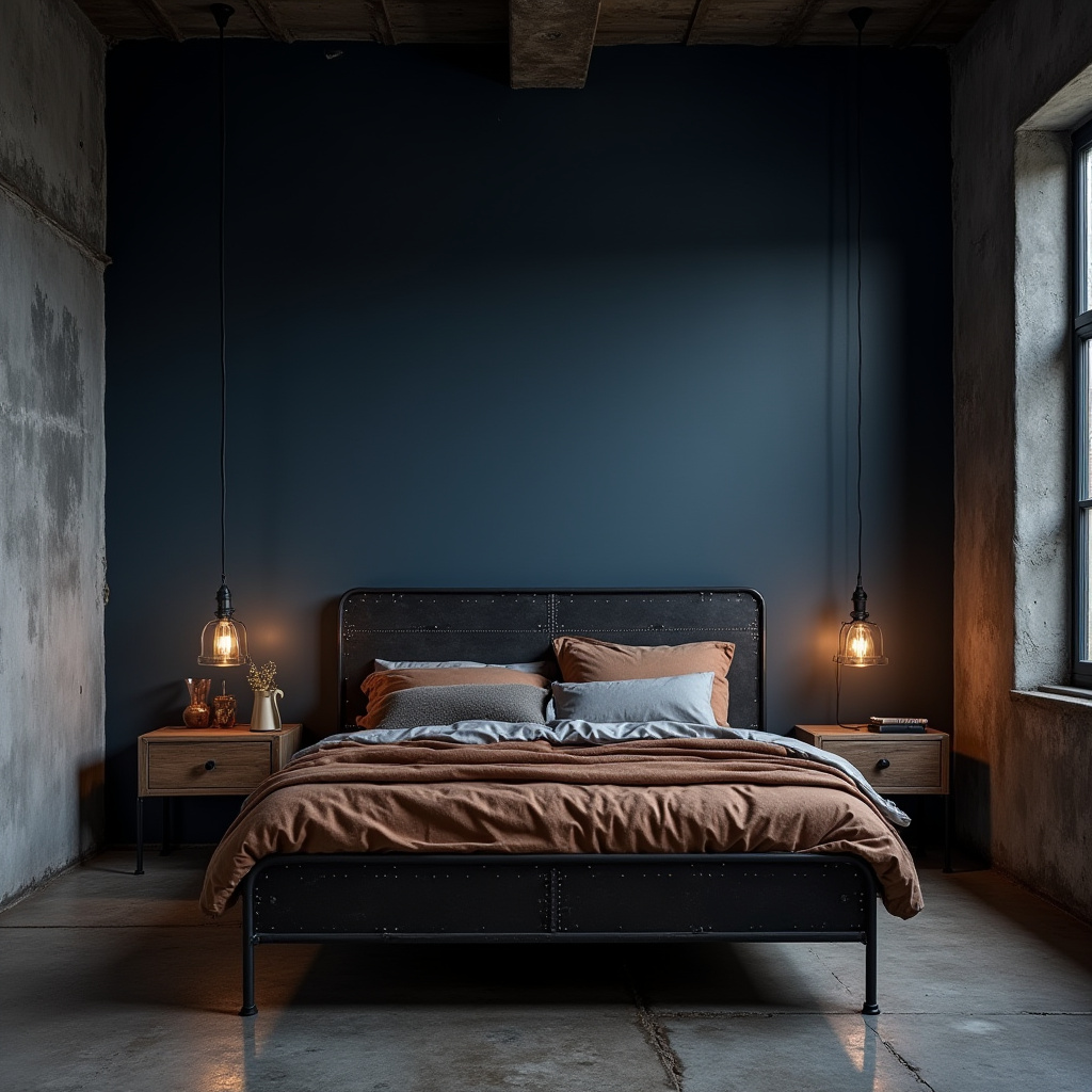 dark blue bedrooms 15