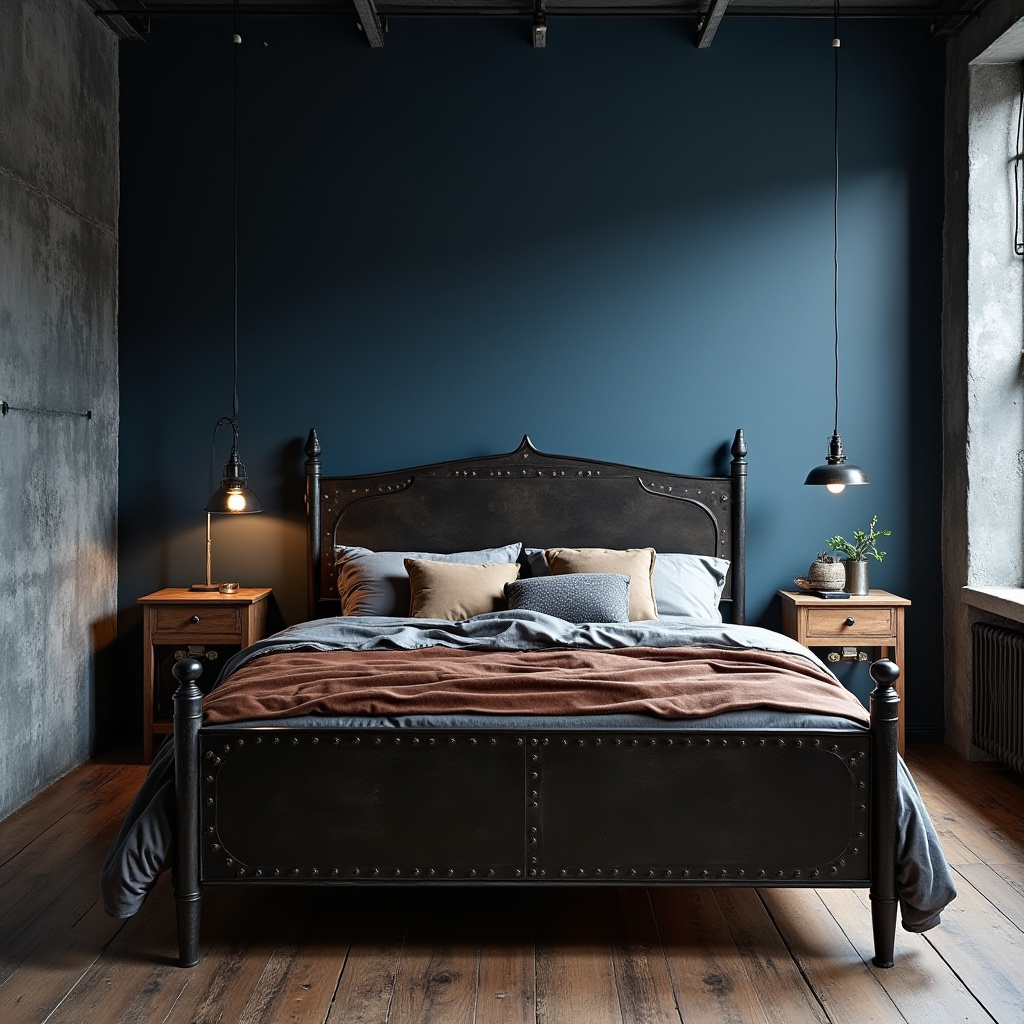 dark blue bedrooms 16