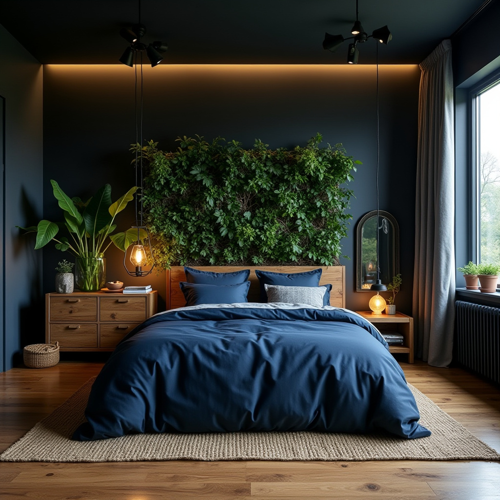 dark blue bedrooms 23