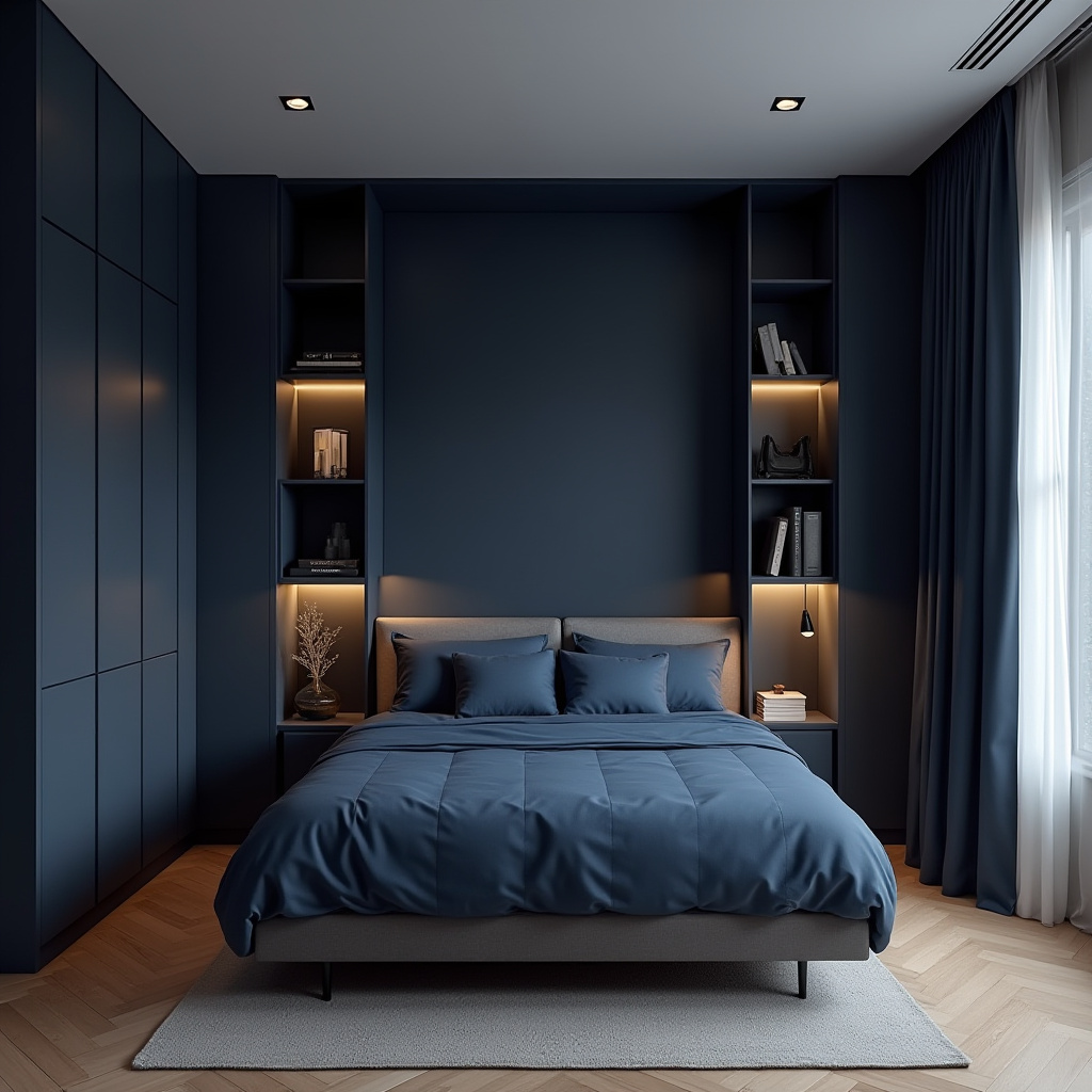 dark blue bedrooms 29