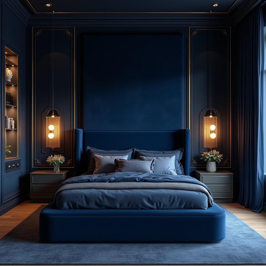 dark blue bedrooms 3