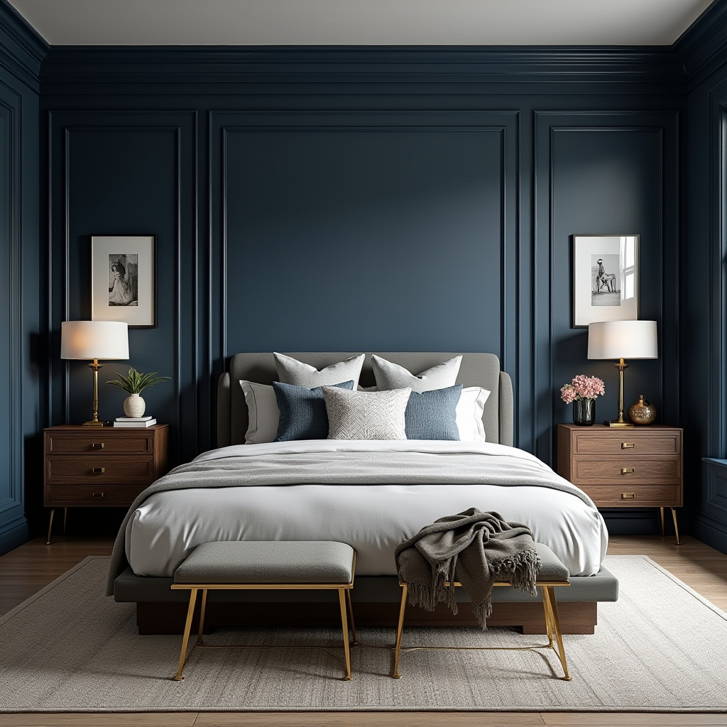 dark blue bedrooms 35