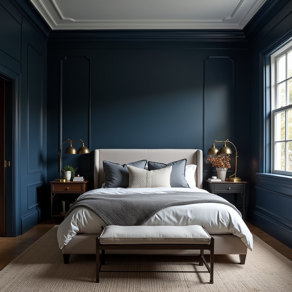 dark blue bedrooms 36