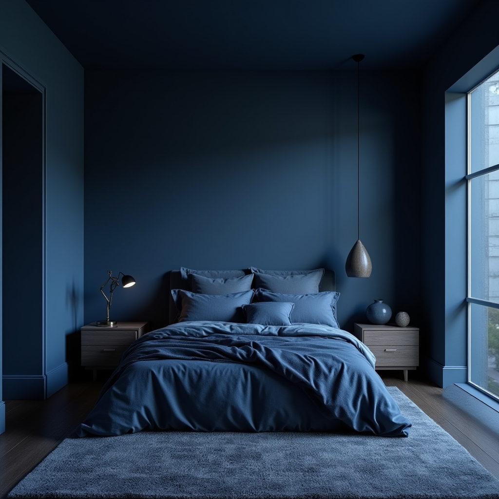 dark blue bedrooms 37