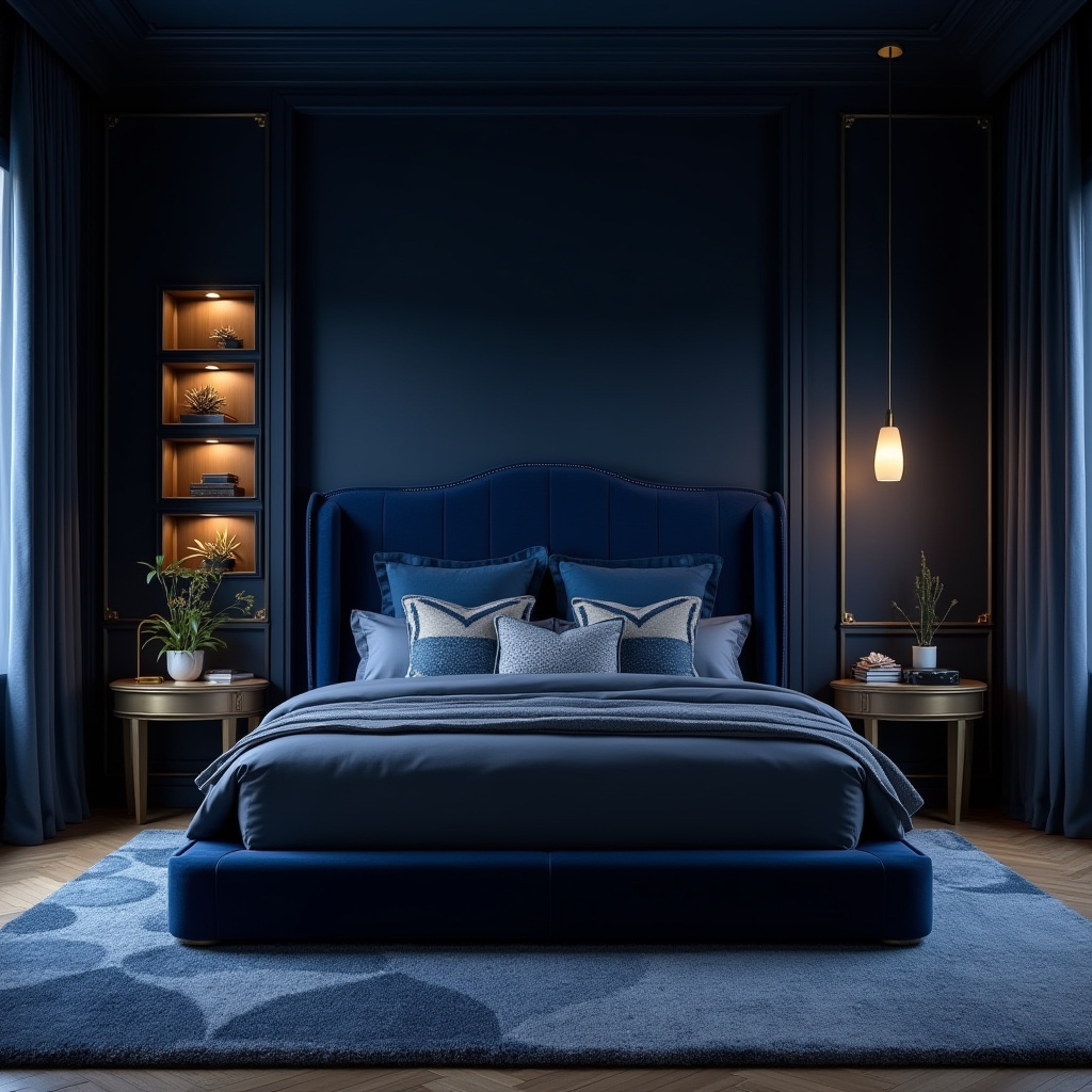 dark blue bedrooms 4