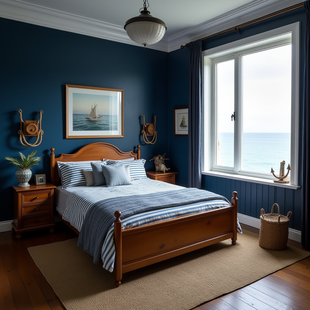 dark blue bedrooms 40