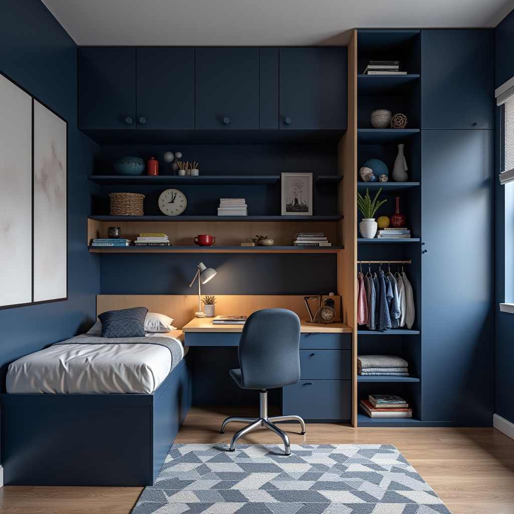 dark blue bedrooms 9