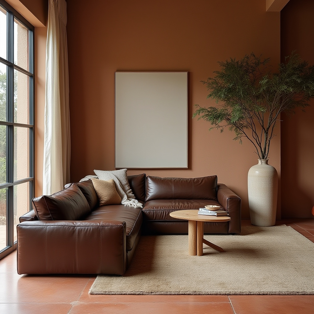 dark brown couch living room ideas 31