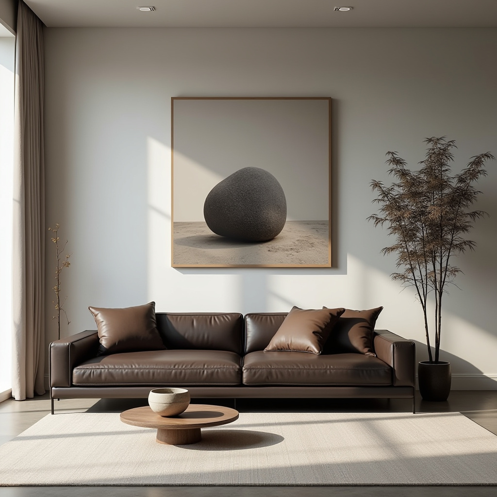 dark brown couch living room ideas 35