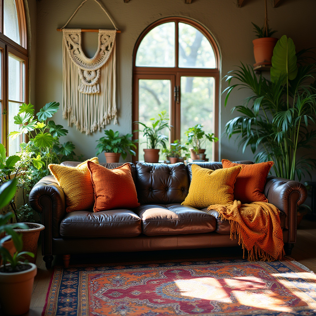 dark brown couch living room ideas 8