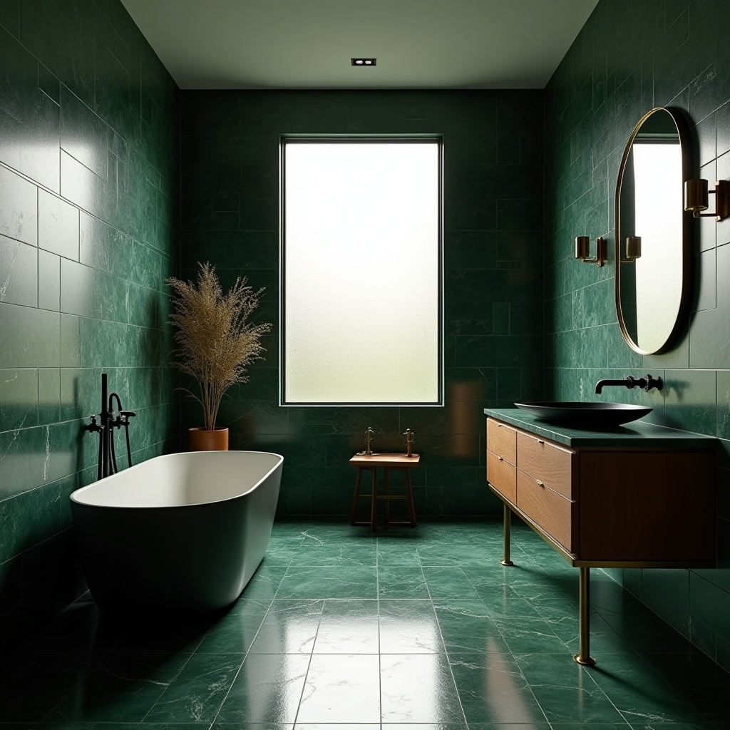 dark green bathroom ideas 2