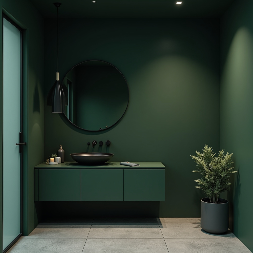 dark green bathroom ideas 28