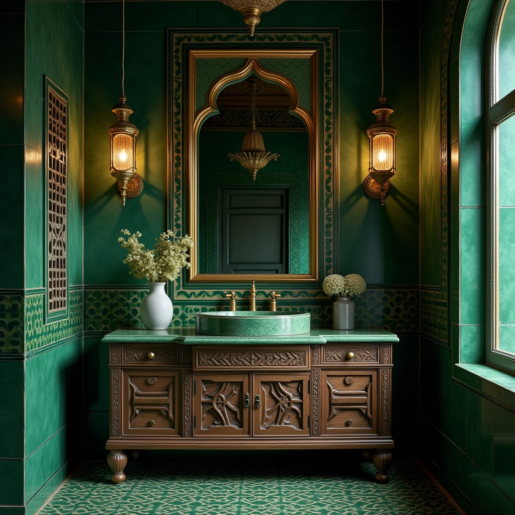 dark green bathroom ideas 29