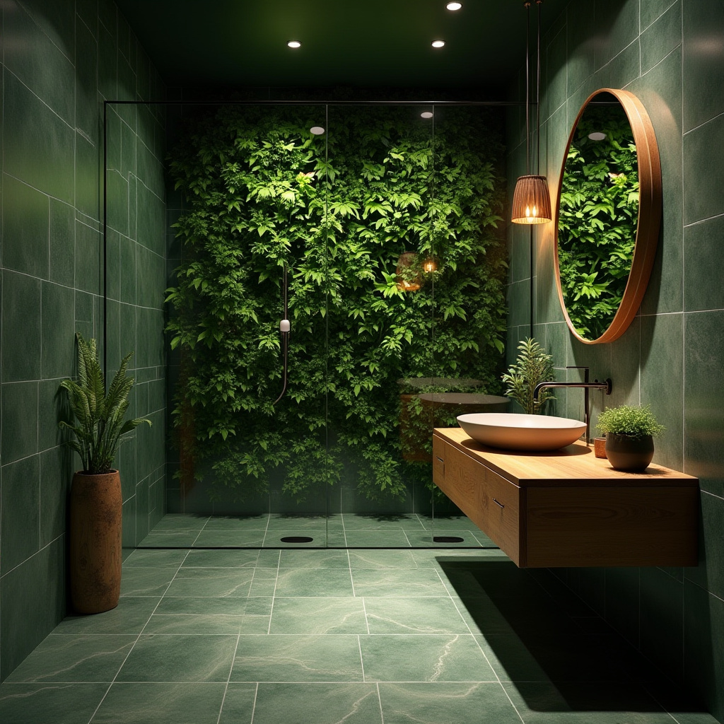 dark green bathroom ideas 31