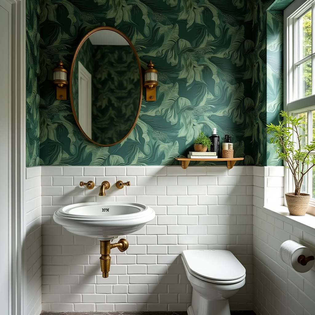 dark green bathroom ideas 9